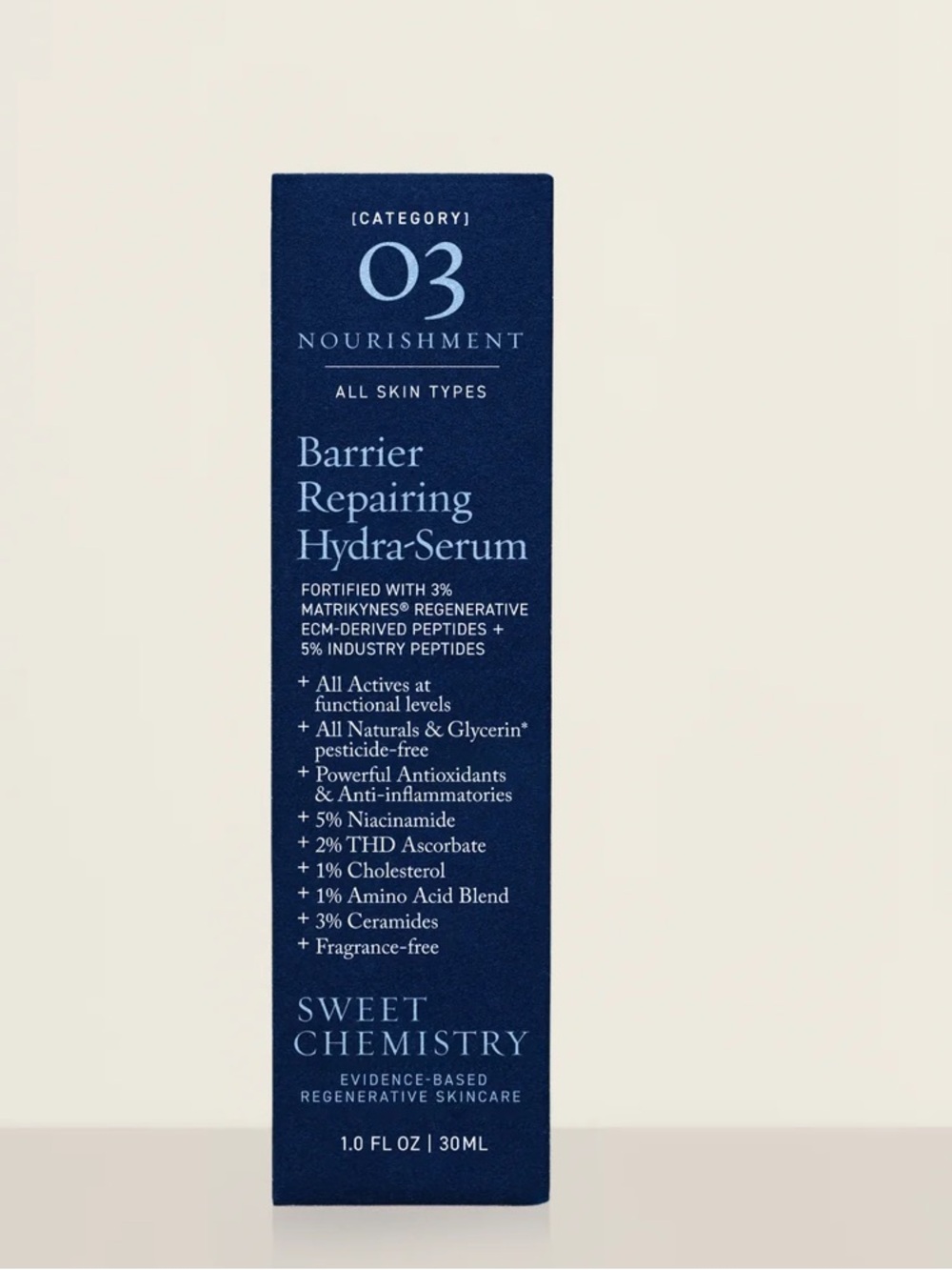 NIB Sweet Chemistry  barrier repairing hydra Serum Infusion 1.0 OZ $160